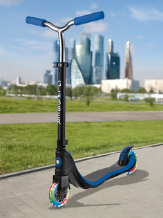 Самокат детский Globber Flow 125 Lights, Черный