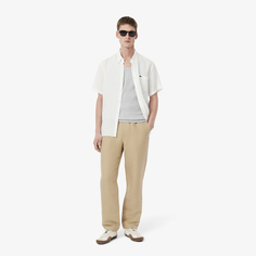 Мужские спортивные брюки Lacoste из смеси льна и вискозы