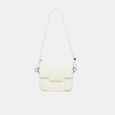 01-511-30-4 Сумка женская,экокожа 100% , 20*7*14 молочная Ralf Ringer