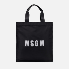 Сумка MSGM Shopping Nylon, цвет чёрный