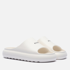 Мужские сланцы MSGM Ocean Club No Style Tag, цвет белый, размер 42 EU