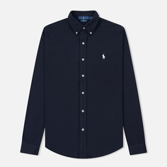 Мужская рубашка Polo Ralph Lauren Featherweight Mesh Oxford, цвет синий, размер S