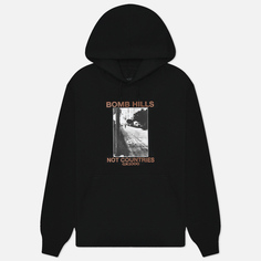 Мужская толстовка GX1000 Bomb Hills Not Countries Sk8 Fit Hoodie, цвет чёрный, размер S