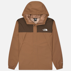 Мужская куртка ветровка The North Face Antora, цвет коричневый, размер S
