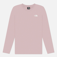 Женский лонгслив The North Face Simple Dome, цвет розовый, размер XS