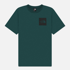 Мужская футболка The North Face Fine SS25, цвет зелёный, размер S