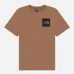 Мужская футболка The North Face Fine SS25, цвет коричневый, размер S