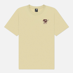 Мужская футболка The North Face Cartoon Logo Relaxed, цвет бежевый, размер M