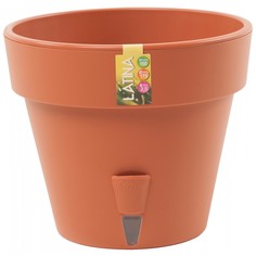 Горшок для цветов Сантино Латина терракотовый 3.7 л D 20 см