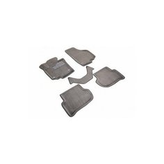 Коврики салона ворсовые 3D для SKODA YETI 2008-2018 серые (SEINTEX арт. 84753)