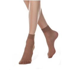 Носки Conte elegant, комплект, 20 den, 2 пары, размер 23-25, bronz