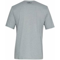 Футболка спортивная Under Armour Sportstyle Left Chest Logo SS, 1 шт., размер XS, серый