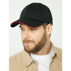 Бейсболка BROHATS для мужчин, размер 54-59, черный