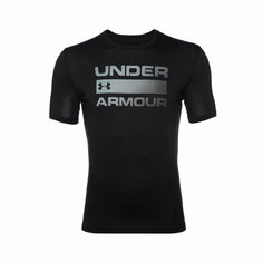 Футболка Under Armour Team Issue Wordmark SS, 1 шт., размер S, черный