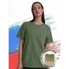 Футболка Uzcotton, размер 44-46\S, олива