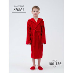 Халат РОСХАЛАТ, размер 30-32, красный