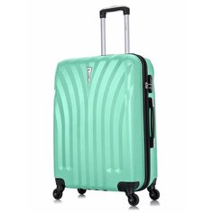 Чемодан Lcase Phuket, 75 л, размер M, 1 шт., мятный