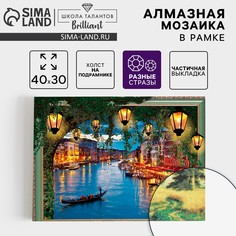 Алмазная мозаика с частичным заполнением и форменными стразами на раме Школа талантов