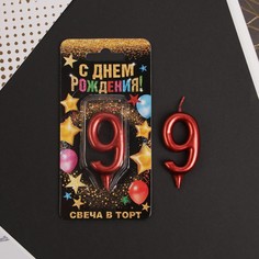 Свеча для торта, цифра Страна Карнавалия