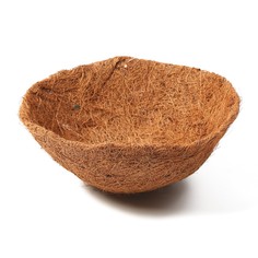 Вкладыш в кашпо, d = 25 см, кокос, No Brand