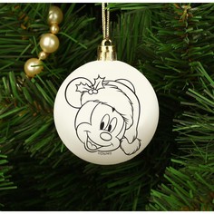 Ёлочный шар под раскраску на новый год Disney