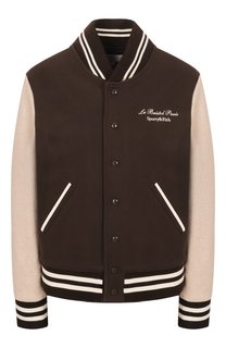 Бомбер из шерсти и кашемира Sporty & Rich x Le Bristol Paris Sporty and Rich