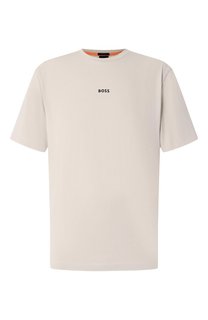 Хлопковая футболка BOSS Orange