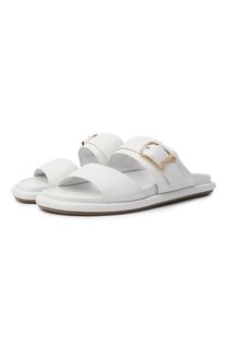 Кожаные шлепанцы Santoni