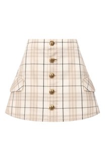 Хлопковая юбка Burberry