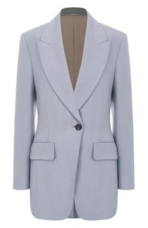 Жакет из вискозы и льна Brunello Cucinelli