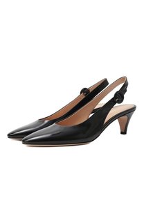 Кожаные туфли Plexi 55 Gianvito Rossi