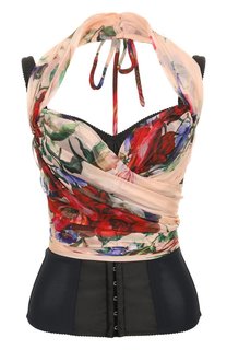 Хлопковый топ-корсет Dolce & Gabbana