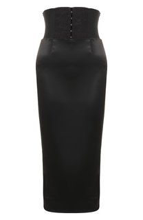 Атласная юбка Dolce & Gabbana