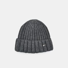 АУГЧ089900 Шапка мужская Ralf Ringer 50% шерсть,50%акрил,серая
