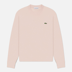 Женский свитер Lacoste Round Neck Organic, цвет розовый, размер 34
