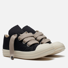Мужские кроссовки Rick Owens DRKSHDW Hollywood Jumbo Lace Puffer Low, цвет чёрный, размер 41 EU