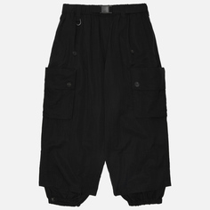 Мужские брюки Y-3 Washed Twill Cargo Cuff, цвет чёрный, размер S