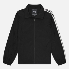 Мужская куртка ветровка Y-3 3-Stripes Nylon Shell, цвет чёрный, размер S