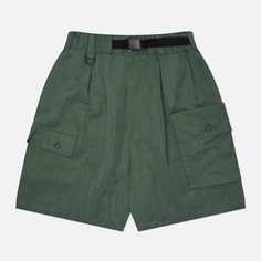 Мужские шорты Y-3 Washed Twill, цвет зелёный, размер S