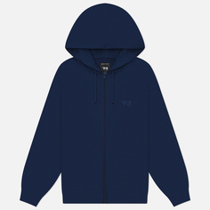 Мужская толстовка Y-3 French Terry Zip Hoodie, цвет синий, размер S