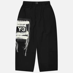 Мужские брюки Y-3 Sport Uniform Patch, цвет чёрный, размер M