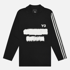 Мужской лонгслив Y-3 Graphic Logo, цвет чёрный, размер S