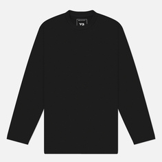 Мужской лонгслив Y-3 Graphic Noise Back, цвет чёрный, размер S