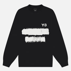 Мужская толстовка Y-3 Graphic Noise Crew, цвет чёрный, размер S