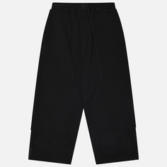 Мужские брюки Y-3 Mesh 3-Stripes Panels Track, цвет чёрный, размер S