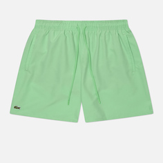 Мужские шорты Lacoste Mid Length Monochrome, цвет зелёный, размер S