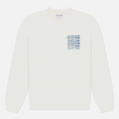 Мужская толстовка Lacoste Classic Fit, цвет белый, размер S