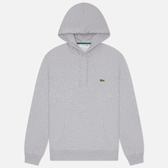 Мужская толстовка Lacoste Organic Cotton Hoodie Classic Fit, цвет серый, размер M