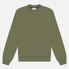 Мужская толстовка Lacoste Organic Cotton Regular Fit, цвет оливковый, размер M