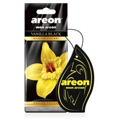 Ароматизатор на зеркало Areon Mon vanilla black 704-043-331